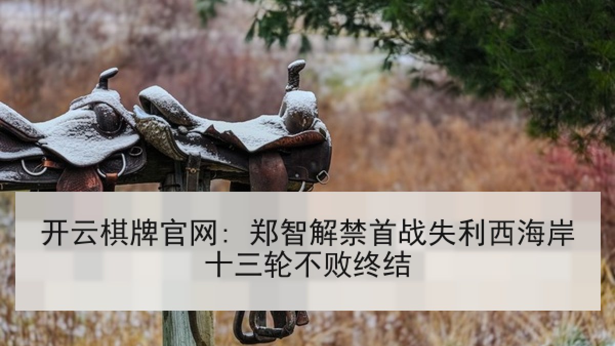 开云棋牌官网: 郑智解禁首战失利西海岸十三轮不败终结 开云棋牌官网: 郑智解禁首战失利西海岸十三轮不败终结